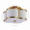Jonathan Y Quatrefoil 13" Scalloped Shade Metal Classic Glam LED Flush Mount, Brass Gold JYL9507B - alternate 5