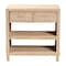 Bali & Pari Lanica Japandi Sun Bleached Rattan 2-Drawer Console Table 248-13727-ZORO - alternate 4