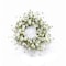 Homeroots 23" Green and White Artificial Spring Daisy Wreath 516071 - alternate 1