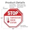 Signmission Stop Temperature Check Station, 10 inch X 10 inch, Aluminum Metal Signs, 2PK OC-A-2PACK-10-199 - alternate 3