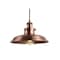 Jonathan Y Bedford 11" Adjustable Iron Industrial Rustic LED Pendant, Copper JYL9529A - alternate 1