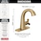 Delta Stryke Single Handle Bathroom Faucet, 6.56 in, Lumicoat Champagne Bronze 5776-CZ-PR-MPU-DST - alternate 3