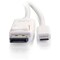 C2G 6 USB C TO DISPLAYPORT CABLE WHITE 26880 - alternate 3