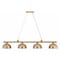 Z-Lite Cordon Heritage Brass 4 Light Billiard 2306-4HBR-D13HBR - alternate 1
