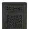 Homeroots 30" Black Solid Wood Distressed Carved Floral One Drawer Nightstand 569583 - alternate 4