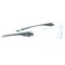 General Electric 03 Series Impact-Resistant Safety Glasses Clear Lens Gray Frame 1 pk GE203C - alternate 5