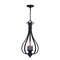 Vaxcel Monrovia 3 Light Bronze Open Cage Teardrop Pendant Light P0382 - alternate 1