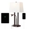 Jonathan Y Blaire 23.75" 2-Light Modern Farmhouse Metal LED Table Lamp w/USB Charging port, Adjustable Reading L JYL1144A - alternate 1