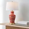 Jonathan Y Julian 29" Traditional Classic Ceramic Urn LED Table Lamp, Red/Beige JYL4026K - alternate 6