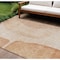 Homeroots 10' X 14' Terra Cotta Orange And Copper Abstract Washable Indoor Outdoor Area Rug 582049 - alternate 1