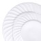 Smarty Had A Party White Flair Plastic Dinnerware Value Set (144 Dinner Plates + 144 Salad Plates), 288PK 210WVP-CASE - alternate 6