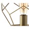Jonathan Y James 10" MidCentury Glam Metal/Marble Geometric LED Table Lamp, Brass JYL1047A - alternate 6