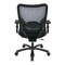 Space Seating 75 Series Big & Tall Double AirGrid Back and Fabric Seat Chair, Black/Black 75-7A773-231 - alternate 5