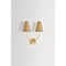 Hudson Valley Lighting Buskirk 2 Light Wall Sconce in Aged Brass Finish 2452-AGB - alternate 6