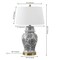 Jonathan Y Ellis 29.5" Traditional Chinoiserie Ceramic LED Table Lamp, Gray/White JYL3008B - alternate 5