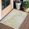 Homeroots 3' X 5' Beige And Taupe Abstract Washable Indoor Outdoor Area Rug 587260 - alternate 1
