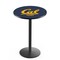 Holland Bar Stool Co 36" Blk Wrinkle Cal Pub Table, 36" dia. Top L214B3636Cal-Un - alternate 1