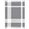 Homeroots 50" X 60" Gray Woven Cotton Checkered Throw Blanket with Fringe 516566 - alternate 1