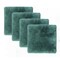 Homeroots Set Of Four 17" X 17" Emerald Linen Solid Color Dining Chair Pad 480445 - alternate 1