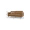 Homeroots 81" Brown Leather Sofa With Black Legs 640993 - alternate 4