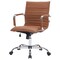 Leisuremod Harris Faux Leather Office Chair, Light Brown HO19LBRL - alternate 3
