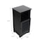 Happimess Serene 27.5"H Handcrafted Acacia Wood Bathroom Freestanding Floor Bathroom Storage Cabinet w/Louver SHF2001C - alternate 7