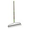 Ames 16-Tine Bow Rake, Welded Steel, Fiberglass Handle, Cushion Grip 28252100 - alternate 1