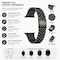 Elegani Black Classic Multi-Link Stainless Steel Replacement Band Compatible with Apple Watch 38mm BJBF-BLK-38mm - alternate 4