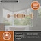 Vaxcel Sunset Hill 4-Light Muted Brass Gold LED Contemporary Vanity Light with Clear Bubble Glass W0586 - alternate 5