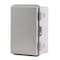 Newhouse Electric NEMA 4X 5.5"L x 7.8"W x 11.4"H ABS Plastic Gray Weatherproof Electrical Junction Box, Hinged Cover NHWE-L - alternate 1
