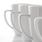 Elama Riley 12 Piece 12 Ounce Porcelain Mug Set in White EL-RILEY - alternate 6