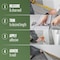 M-D Building Products 4 in. H X 0.08 in. W X 48 in. L Prefinished Desert Beige Vinyl Wall Base 75259 - alternate 7