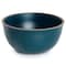 Gibson Home Rockabye 12 Piece Melamine Dinnerware Set in Dark Teal 136597.12 - alternate 7