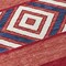 Homeroots 3' X 5' Red White And Navy Blue Southwestern Washable Indoor Outdoor Area Rug 613945 - alternate 4