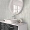 Apollo Tile Festa 1.7 in. x 9.6 in. Glossy White Ceramic Picket Wall and Floor Tile 2.37 sq. ft./case, 23PK PCD88PRLGLA - alternate 4