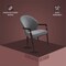 Leisuremod Opaline Series Elegant Wooden Dining Chair in Two-Tone Grey OC24GR - alternate 4