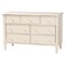Baxton Studio Braith Farmhouse Ivory Spindle Wood Queen Size 4-Piece Bedroom Set with Two Nightstands 258-14205-14249-14209-14209-ZORO - alternate 5
