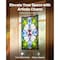 Vevor Stained Glass Tiffany Style Hanging Window Panel with Chain 17 x 29 Inches NC-SG06 - alternate 4