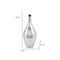 Homeroots 16" Silver Bud Aluminum Table Vase 480056 - alternate 3
