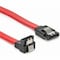 Rocstor PREMIUM 12IN 1FT LATCHING SATA TO RIGHT ANGLE SATA SERIAL ATA - 7-PIN STRAIGHT Y10C857-RD - alternate 4