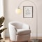 Jonathan Y Nora 71" Coastal Vintage Iron LED Floor Lamp, Nickel/White JYL3089B - alternate 4