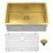 Homeroots 10in X 27in Gold Stainless Steel Undermount Kitchen Sink 719939 - alternate 3