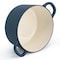 Crockpot Artisan 7 Quart Enameled Cast Iron Dutch Oven in Matte Navy Blue 138507.02 - alternate 4