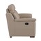 Homeroots 90" Beige Faux Leather Sofa With Brown Legs 343837 - alternate 8