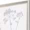 Homeroots Set Of Four Navy Botanicals Silver Framed Print Wall Art, 4PK 526941 - alternate 2