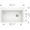 Blanco Diamond Super Single Dual Deck, White 440195 - alternate 3