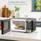 Kenmore 0.9 Cu Ft Countertop Microwave Oven in Stainless Steel KMCMWP09S2-09 - alternate 2