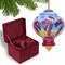 Homeroots Pink Christmas Flamingos Hand Painted Mouth Blown Glass Ornament 477455 - alternate 1