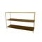 Homeroots 60" Brass Iron Console Table With Shelves 488803 - alternate 3