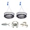 Vevor Foldable Fishing Net Landing Fishing Pier Nets Durable for Pulling up Fish DT-007 - alternate 1